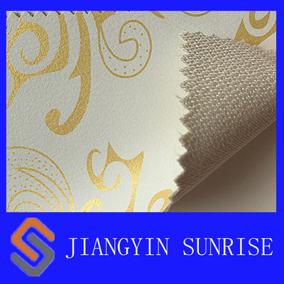 Tissu de tapisserie d'ameublement en cuir synthétique imprimé de cuir véritable d'unité centrale par la cour