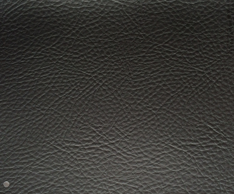 Matériel de tapisserie d'ameublement mat de cuir de Faux de noir de finition de GV avec le tissu lisse
