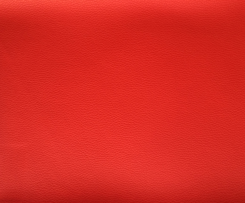 Tissu de tapisserie d'ameublement automatique de housse de siège de cuir rouge de Faux avec l'effet de Matt, OIN