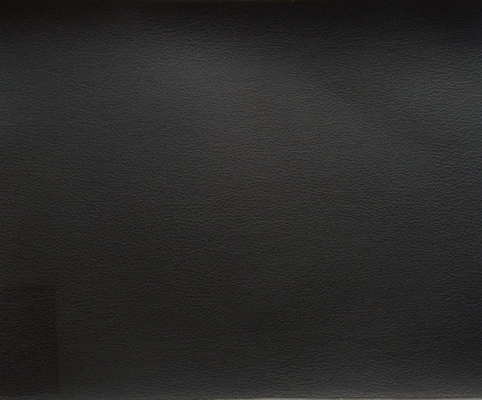 Tissu de tapisserie d'ameublement automatique de la texture 135 de noir de cuir de papier de Faux pour Funiture