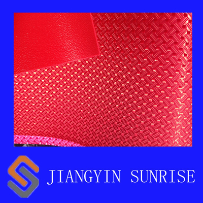 tissu en cuir synthétique enduit de PVC du polyester 600D 100, anti tissu de tissu d'Oxford de rouille