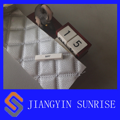 Tissu en cuir synthétique de sac imperméable avec le tissu balayé par sergé tissé