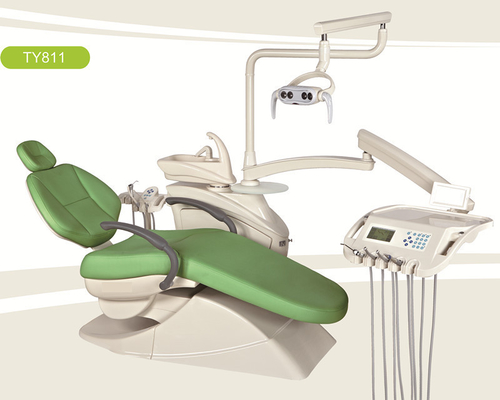 Unité dentaire commandée par ordinateur de chaise dentaire électrique à trois voies de seringue