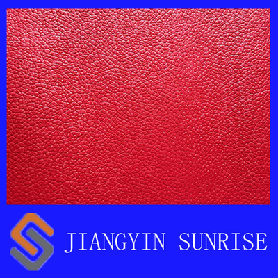 Tissu rouge de similicuir de meubles faits sur commande pour les couvertures protectrices de sofa