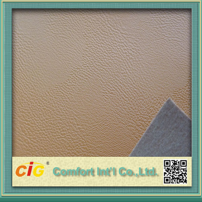 Imperméabilisez le cuir synthétique de PVC de 0.8MM pour le sofa, sofa de similicuir