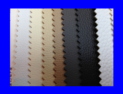 Imperméabilisez le tissu de tapisserie d'ameublement synthétique de cuir de PVC d'épaisseur de 0.8mm pour le sofa