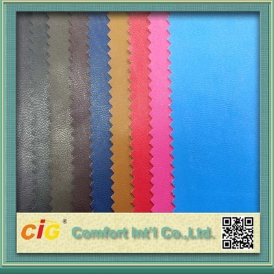 tissu de cuir synthétique coloré d'unité centrale de 0.4mm/similicuir pour le sac
