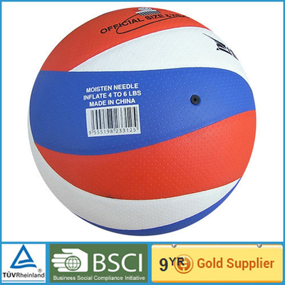 Volleyball en cuir synthétique de impression fait sur commande d'unité centrale 5#/volleyball de plage officiel