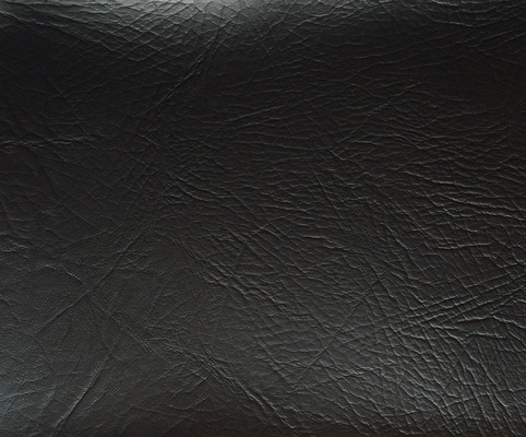 Tissu en bois noir professionnel de cuir de Faux de PVC de texture pour la tapisserie d'ameublement de meubles