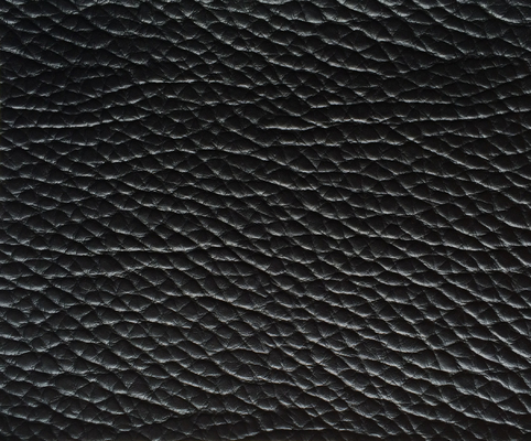 Non tissé soutenant le matériel noir de tissu de cuir artificiel de tapisserie d'ameublement de Faux pour le sofa