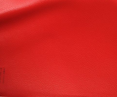 Tissu inodore rouge de relief de cuir de faux de housses de siège de voiture pour le benz