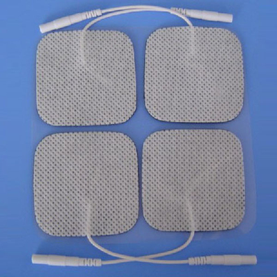 protection auto-adhésive de tissu de sécurité de dix de massage d'électrode réglée molle non-tissée de la protection 1pair pour l'équipement de dix