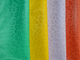 Vert/jaune/tissu pourpre/orange de cuir d'unité centrale, peau 240gsm yk033 d'unité centrale