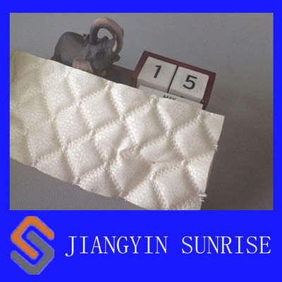 Revêtement résistant de polyuréthane de bout droit de Faux de cuir d'huile faite sur commande de tissu pour le tissu