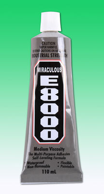 Colle polyvalente des bijoux E8000, colle non inflammable rapide de lien