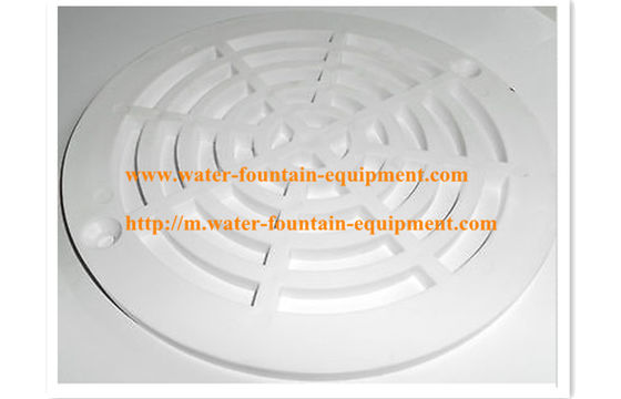 Couverture ronde de collecteur des accessoires 208mm de piscine de l'ABS/PVC