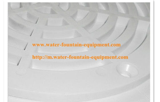 Couverture ronde de collecteur des accessoires 208mm de piscine de l'ABS/PVC