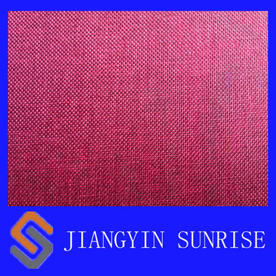 Anti- tissu en nylon rouge de la rouille 210D Oxford pour le tissu imperméable de nylon de Ripstop de sac