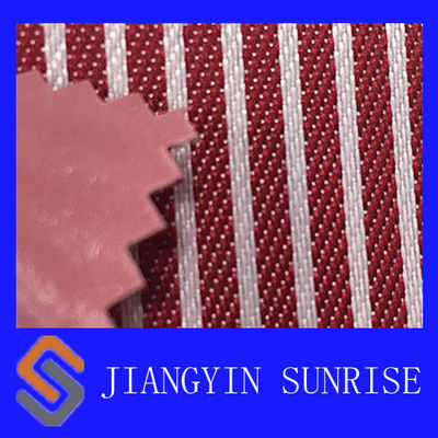 Tissu en nylon rouge résistant à l'usure pour les sacs/le tissu d'Oxford polyester de bagage