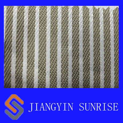 tissu enduit de polyester de PVC du cure-dents 420D de grain de tissu en nylon beige d'Oxford