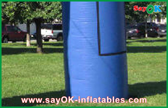 Structure gonflable commerciale d'arcade de tissu gonflable énorme bleu d'Oxford