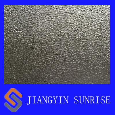 Anti- cuir synthétique de PVC d'unité centrale de Recliner jaune de sofa avec la couleur noire