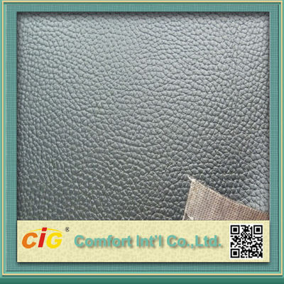 Imperméabilisez le cuir synthétique de PVC de 0.8MM pour le sofa, sofa de similicuir
