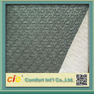 Imperméabilisez le cuir synthétique de PVC de 0.8MM pour le sofa, sofa de similicuir