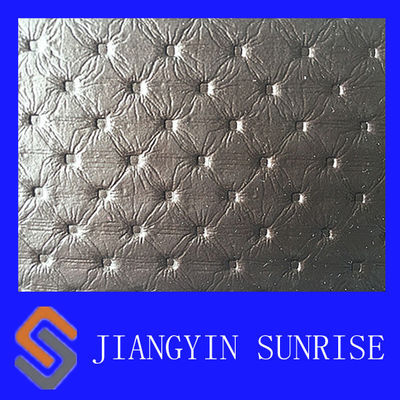 Larme - similicuir de PVC de Seat de sofa résistant avec le fond de brossage de tissu