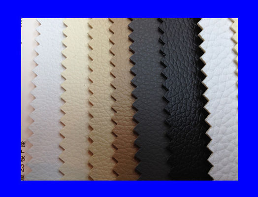 Imperméabilisez le tissu de tapisserie d'ameublement synthétique de cuir de PVC d'épaisseur de 0.8mm pour le sofa