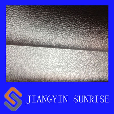 Imperméabilisez le tissu de tapisserie d'ameublement synthétique de cuir de PVC d'épaisseur de 0.8mm pour le sofa