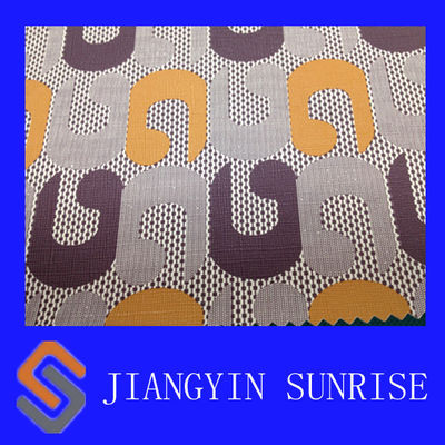 54" tissu en cuir synthétique de troupeau de PVC tissé par largeur pour des chaussures/sofa
