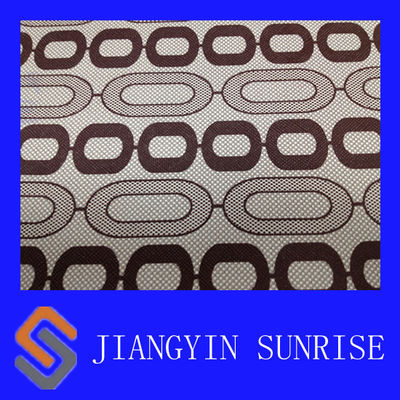 54" tissu en cuir synthétique de troupeau de PVC tissé par largeur pour des chaussures/sofa