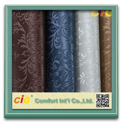 Tissu de cuir de tapisserie d'ameublement d'automobile de PVC de relief par couleur classique 0,6 - 1.2mm épais