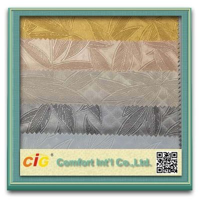 Tissu de cuir de tapisserie d'ameublement d'automobile de PVC de relief par couleur classique 0,6 - 1.2mm épais