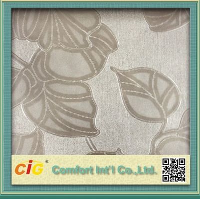 Tissu en cuir de similicuir de PVC de la résistance sale 1.0mm/tapisserie d'ameublement de Faux pour la voiture Seat