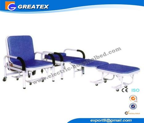 Chaise pliable d'extraction de transfusion/sang d'hôpital d'Accompanier de deux fonctions