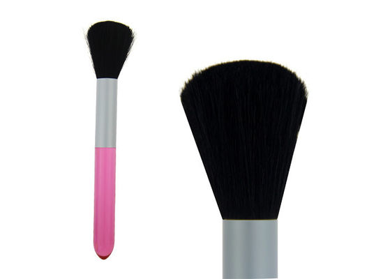 La découpe escamotable naturelle rougissent rose de brosses de maquillage de cheveux de chèvre de brosse