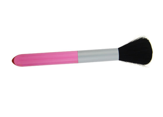 La découpe escamotable naturelle rougissent rose de brosses de maquillage de cheveux de chèvre de brosse