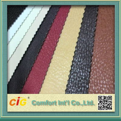 tissu de cuir synthétique coloré d'unité centrale de 0.4mm/similicuir pour le sac