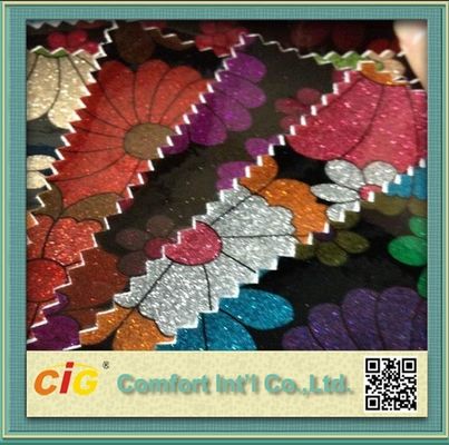 Façonnez à tapisserie d'ameublement de PVC d'unité centrale de Coulourful le cuir synthétique pour les meubles de Chambre/housse de siège automatique