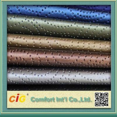 La coutume a imprimé le cuir synthétique affligé de PVC d'unité centrale pour les sièges de voiture/la tapisserie d'ameublement meubles de sofa