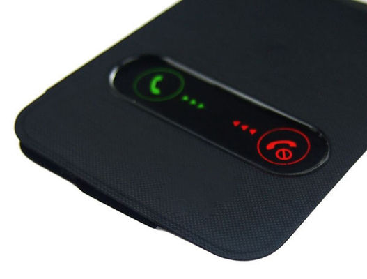 Anti- la secousse en cuir futée de la galaxie S5 de téléphone portable de Samsung d'éraflure enferme la couverture de batterie