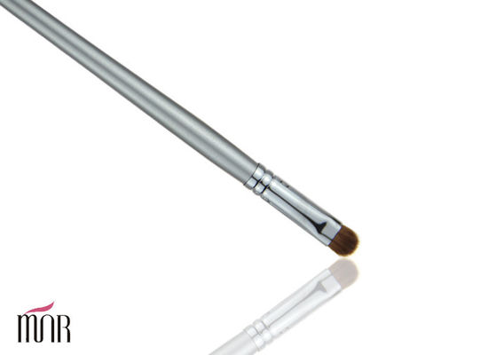 Petite brosse synthétique argentée de crayon correcteur de maquillage de cheveux/brosse base de poudre