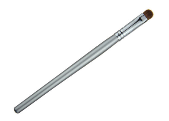 Petite brosse synthétique argentée de crayon correcteur de maquillage de cheveux/brosse base de poudre