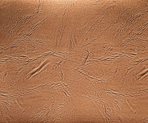 Tissu de tapisserie d'ameublement durable de meubles de cuir de Faux d'impression de polychlorure de vinyle