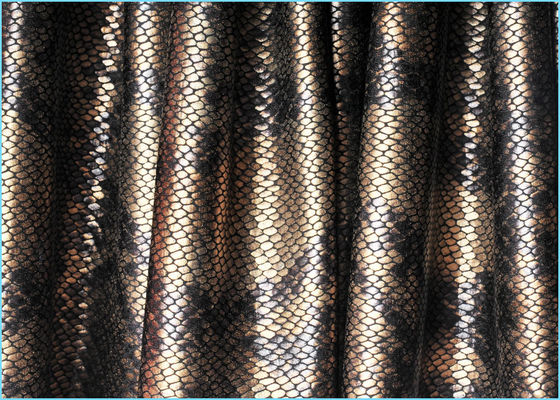 Dansez le tissu de Spandex de polyester de costume/le tissu tapisserie d'ameublement en cuir de Faux pour le sac