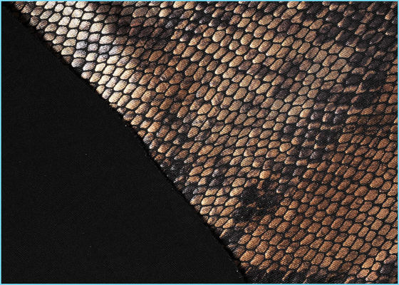 Dansez le tissu de Spandex de polyester de costume/le tissu tapisserie d'ameublement en cuir de Faux pour le sac
