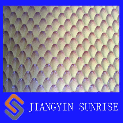 Tissu de tapisserie d'ameublement résistant de cuir de Faux de sac d'éraflure avec le support tissé
