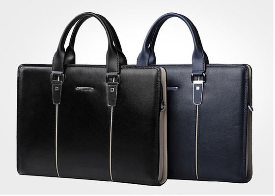 Sac à main de Satchel de serviette des affaires des hommes en cuir avec la ceinture durable d'épaule